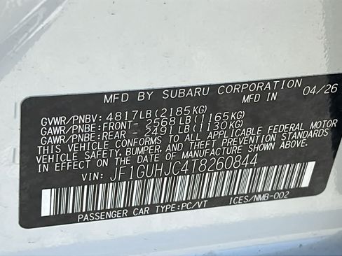 New 2026 Subaru Impreza RS AWD/4WD image 30