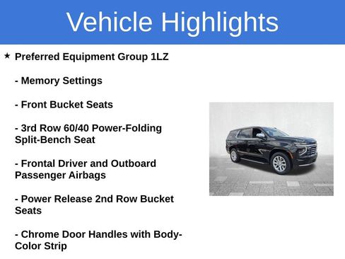 Certified 2025 Chevrolet Tahoe Premier AWD/4WD image 4