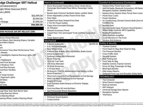 Used 2016 Dodge Challenger SRT Hellcat image 3