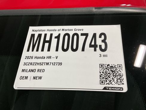 Certified 2026 Honda HR-V Sport image 36