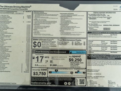 Used 2025 BMW M8 Competition image 24