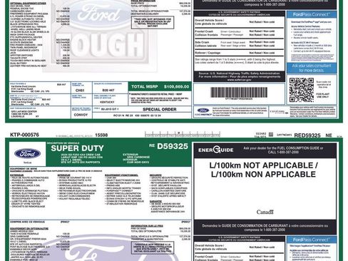 Used 2024 Ford F250 Lariat w/ Black Appearance Package AWD/4WD image 2