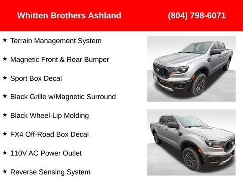 Used 2021 Ford Ranger XLT w/ Equipment Group 301A Mid image 9