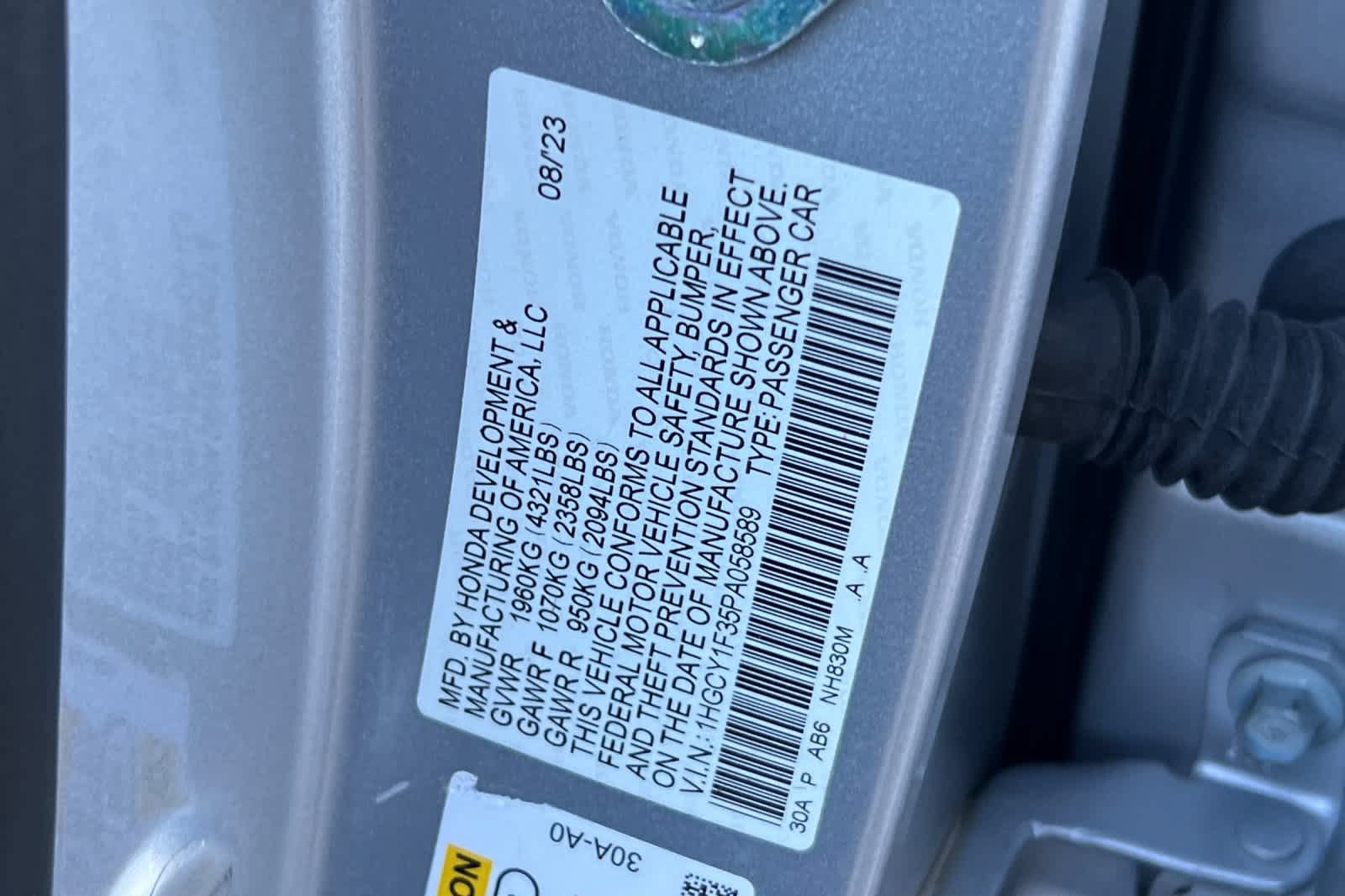 Used 2023 Honda Accord EX image 26