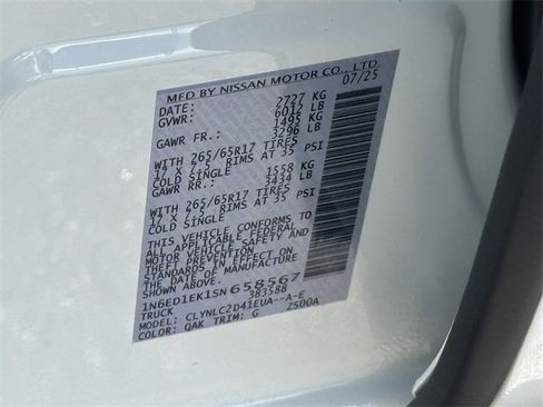 New 2025 Nissan Frontier SV w/ SV Convenience Package image 26