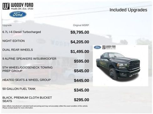 Used 2024 RAM 3500 Big Horn w/ Night Edition AWD/4WD image 5