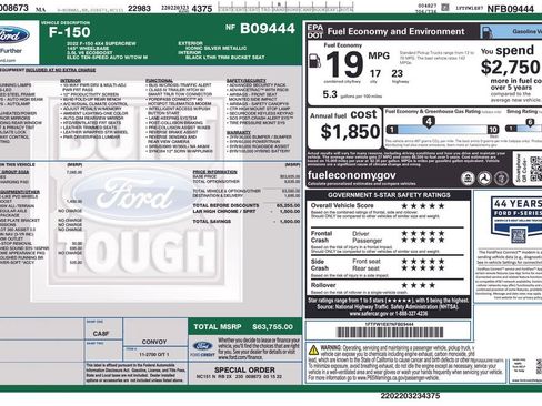 Used 2022 Ford F150 Lariat w/ Equipment Group 502A High image 11