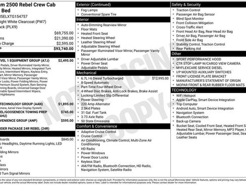 New 2026 RAM 2500 Rebel w/ Rebel Level 1 Equipment Group AWD/4WD image 45