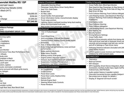 Used 2024 Chevrolet Malibu RS FWD image 25