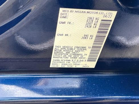 Used 2022 Nissan Altima 2.5 SR FWD image 31