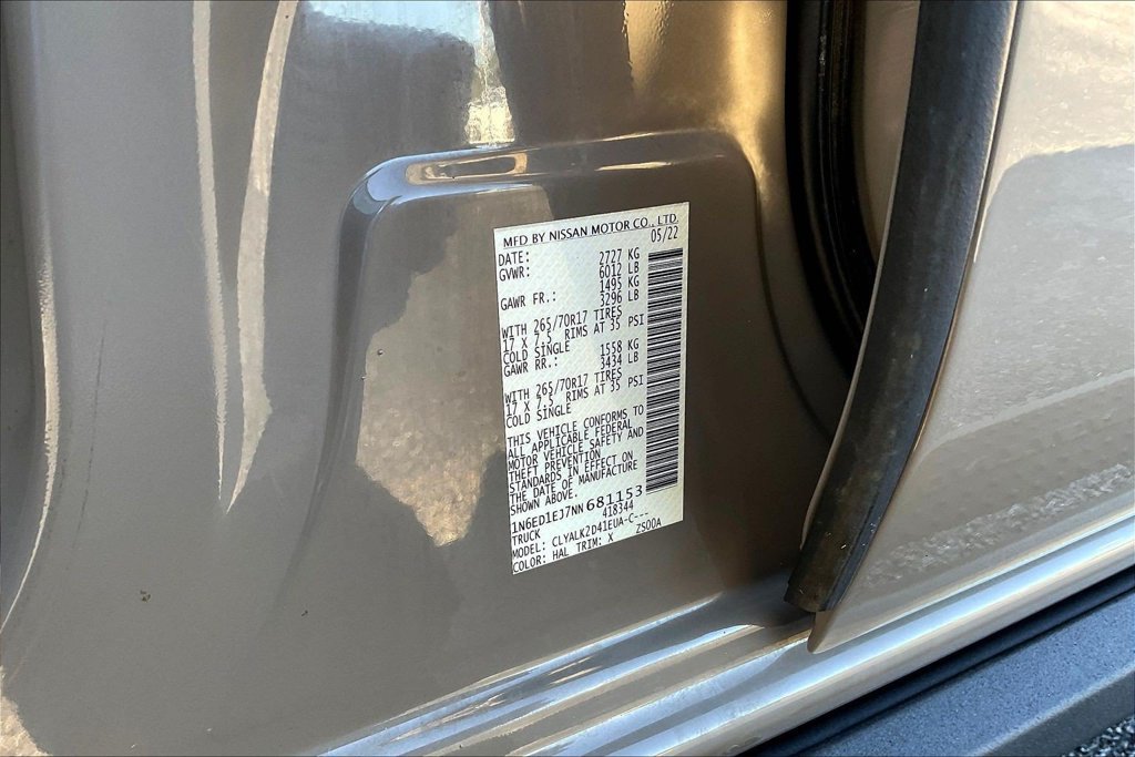 Used 2022 Nissan Frontier Pro-X RWD image 23