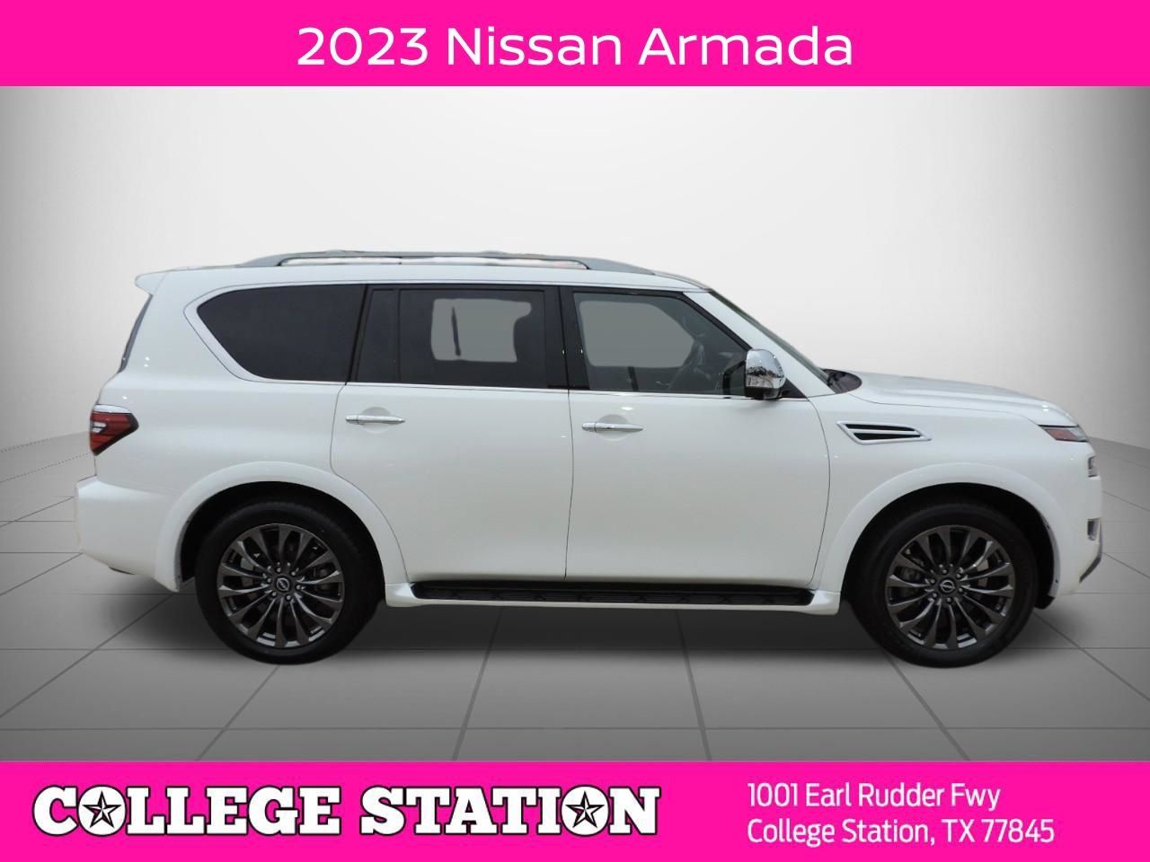 Used 2023 Nissan Armada Platinum w/ Captain's Chairs Package RWD image 2