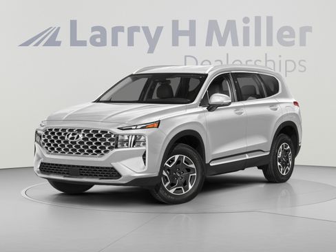 Used 2021 Hyundai Santa Fe Blue AWD/4WD image 1