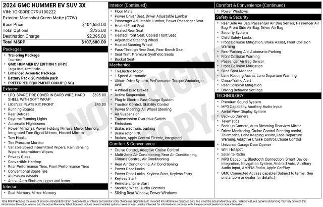 Used 2024 GMC Hummer EV 3X AWD/4WD image 7