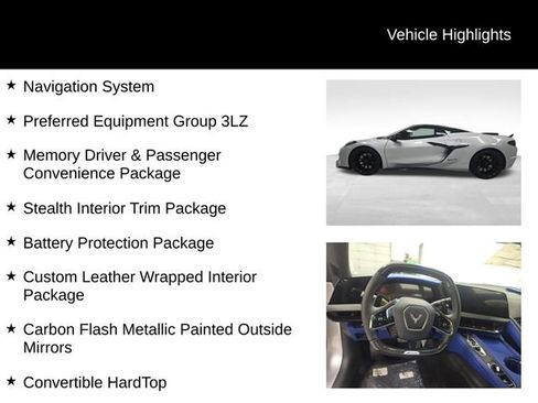 New 2026 Chevrolet Corvette Z06 w/ Stealth Interior Trim Package image 27