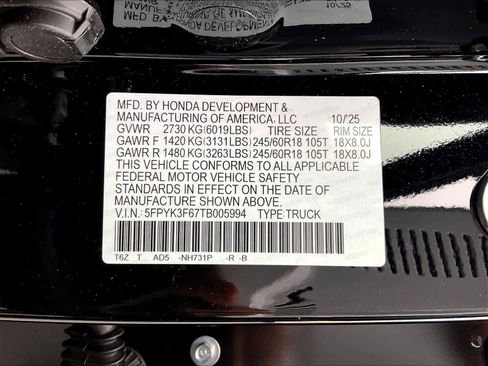 New 2026 Honda Ridgeline TrailSport image 17