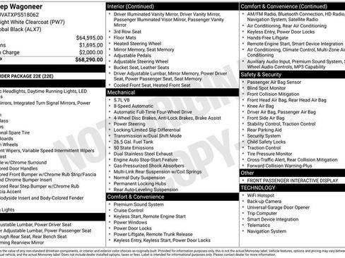 Used 2023 Jeep Wagoneer 4WD image 45