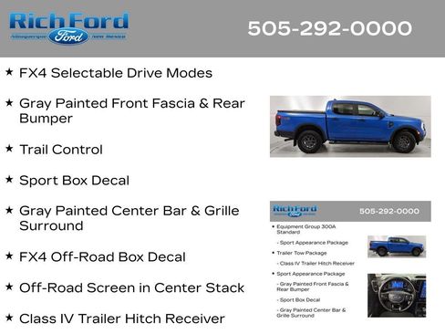 Certified 2025 Ford Ranger XLT w/ FX4 Off-Road Package AWD/4WD image 33
