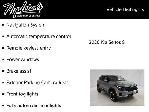 New 2026 Kia Seltos S AWD/4WD image 15