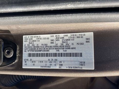 Certified 2021 Ford F150 XLT w/ Equipment Group 302A High AWD/4WD image 21