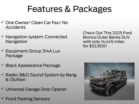 Used 2025 Ford Bronco Outer Banks AWD/4WD image 4