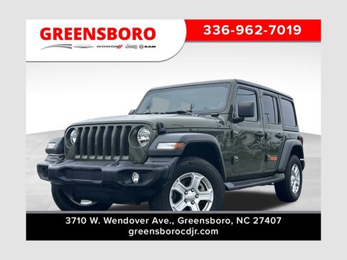 Used 2021 Jeep Wrangler Unlimited Sport image 1