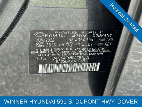 Certified 2023 Hyundai Sonata SEL image 27