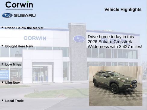 Used 2026 Subaru Crosstrek 2.5i Wilderness w/ Crosstrek Mirror Package AWD/4WD image 6