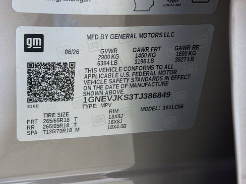 New 2026 Chevrolet Traverse Z71 w/ Enhanced Driving Package AWD/4WD image 29
