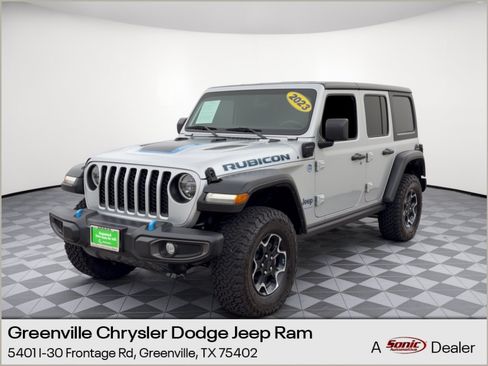 Used 2023 Jeep Wrangler Unlimited Rubicon 4xe AWD/4WD image 1