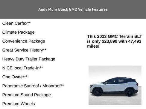 Used 2023 GMC Terrain SLT w/ Tech Package FWD image 8