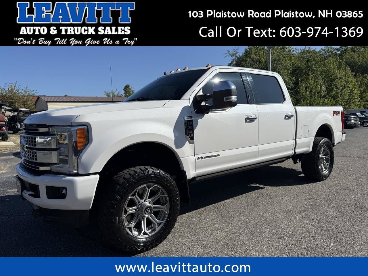 Used 2019 Ford F350 Platinum w/ Platinum Ultimate Package AWD/4WD image 1