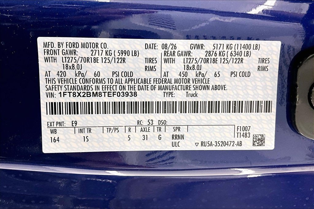 New 2026 Ford F250 XL w/ STX Appearance Package AWD/4WD image 8