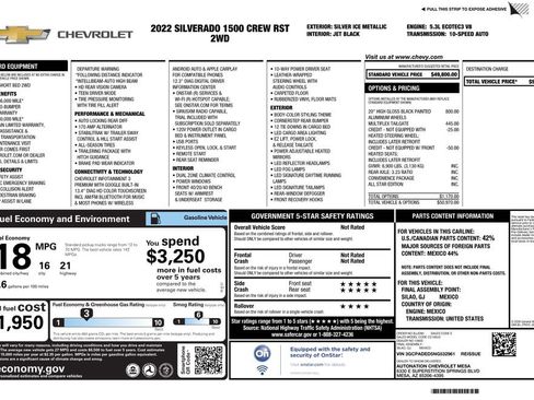 Used 2022 Chevrolet Silverado 1500 RST image 4