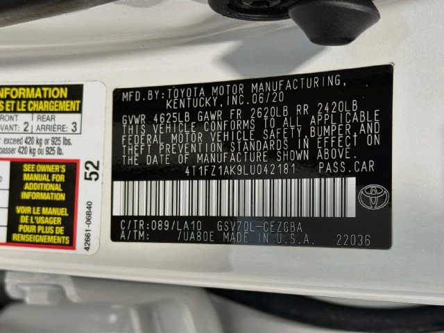 Used 2020 Toyota Camry XLE w/ Driver Assist Package FWD image 26
