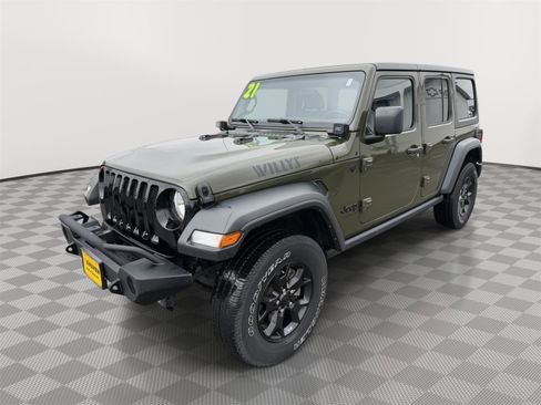 Used 2021 Jeep Wrangler Unlimited Sport AWD/4WD image 2