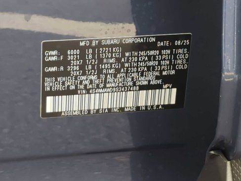 New 2025 Subaru Ascent Bronze Edition image 38