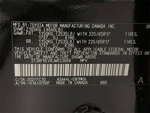 Used 2018 Toyota RAV4 XLE image 32