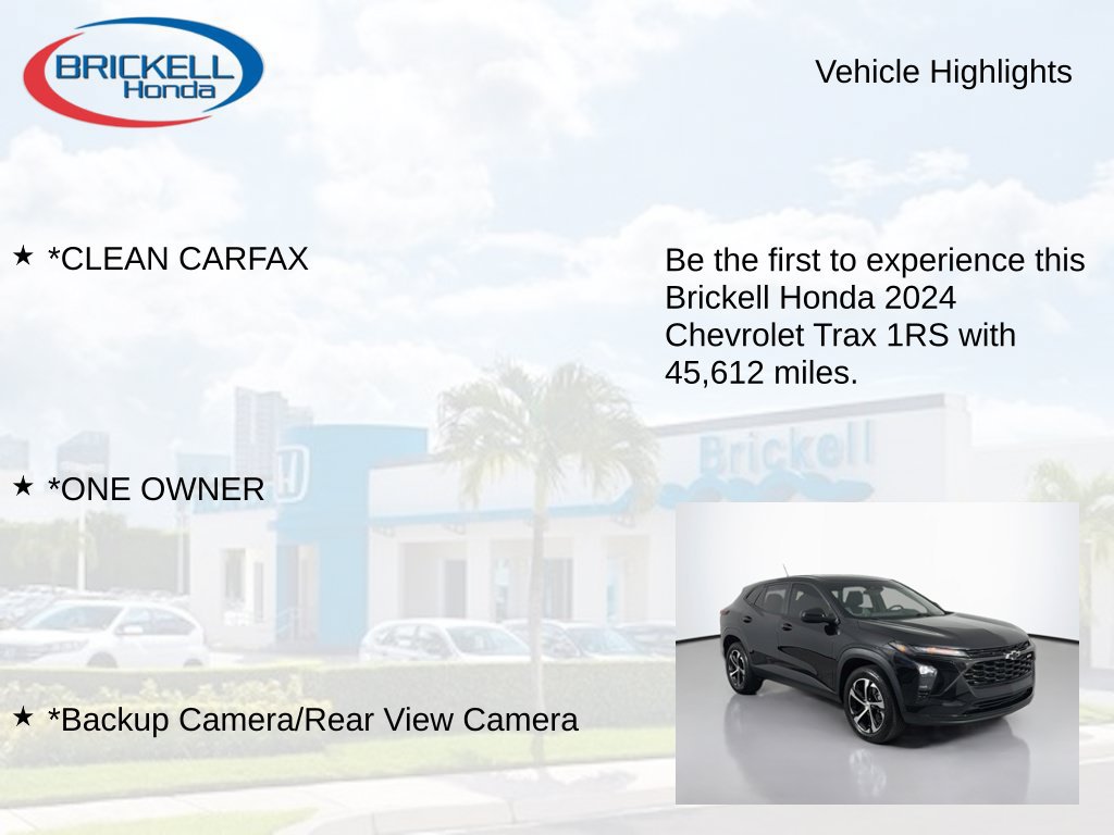 Used 2024 Chevrolet Trax RS FWD image 8
