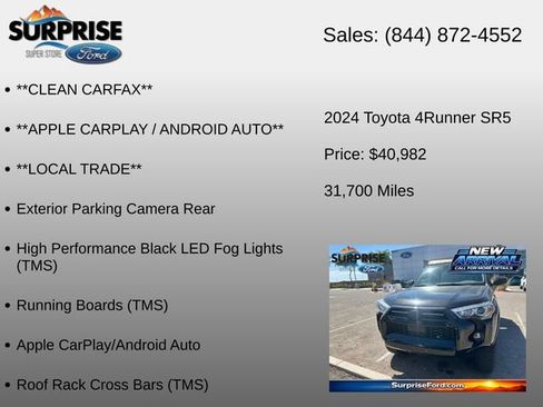 Used 2024 Toyota 4Runner SR5 AWD/4WD image 6
