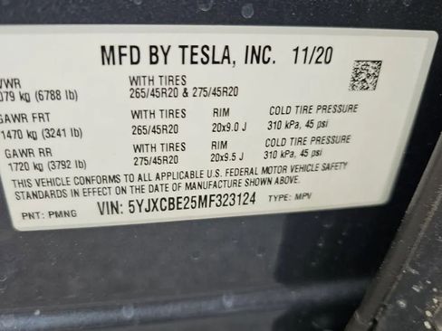 Used 2021 Tesla Model X Long Range AWD/4WD image 38