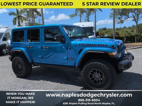 Used 2023 Jeep Wrangler Unlimited Rubicon w/ Xtreme 35 Tire Package AWD/4WD image 1