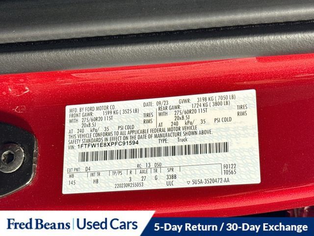 Used 2023 Ford F150 Lariat w/ Equipment Group 502A High AWD/4WD image 40