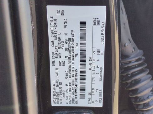 Used 2020 Ford F150 Platinum w/ Equipment Group 701A Luxury image 43