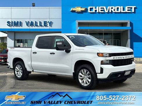 Certified 2019 Chevrolet Silverado 1500 Custom w/ Custom Max Trailering Package AWD/4WD image 1
