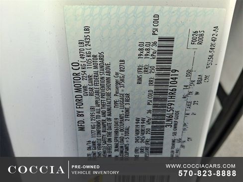 Used 2017 Lincoln MKZ Reserve w/ Technology Package image 26