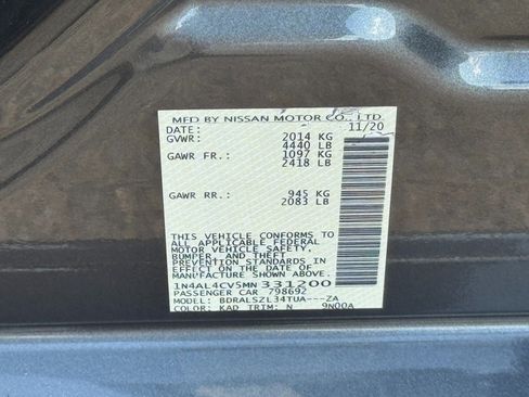 Used 2021 Nissan Altima 2.0 SR FWD image 41