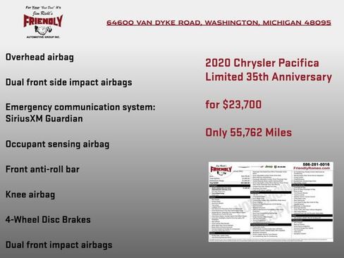 Used 2020 Chrysler Pacifica Limited image 7