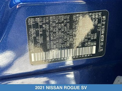 Used 2021 Nissan Rogue SV FWD image 32