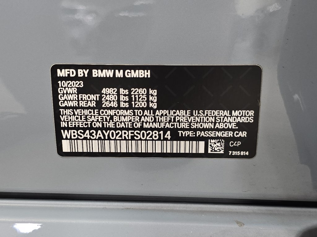 Used 2024 BMW M3 Competition w/ M Carbon Exterior Package AWD/4WD image 33